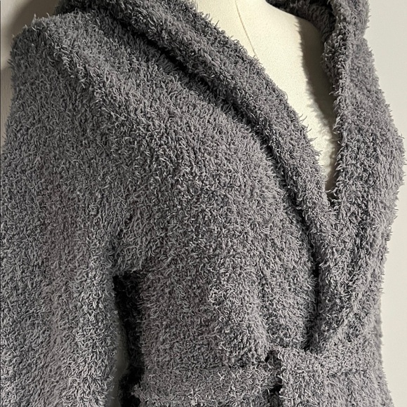 POL nwt Berber fleece Tie Front Tunic Cardigan with Pockets - small - Picture 7 of 8